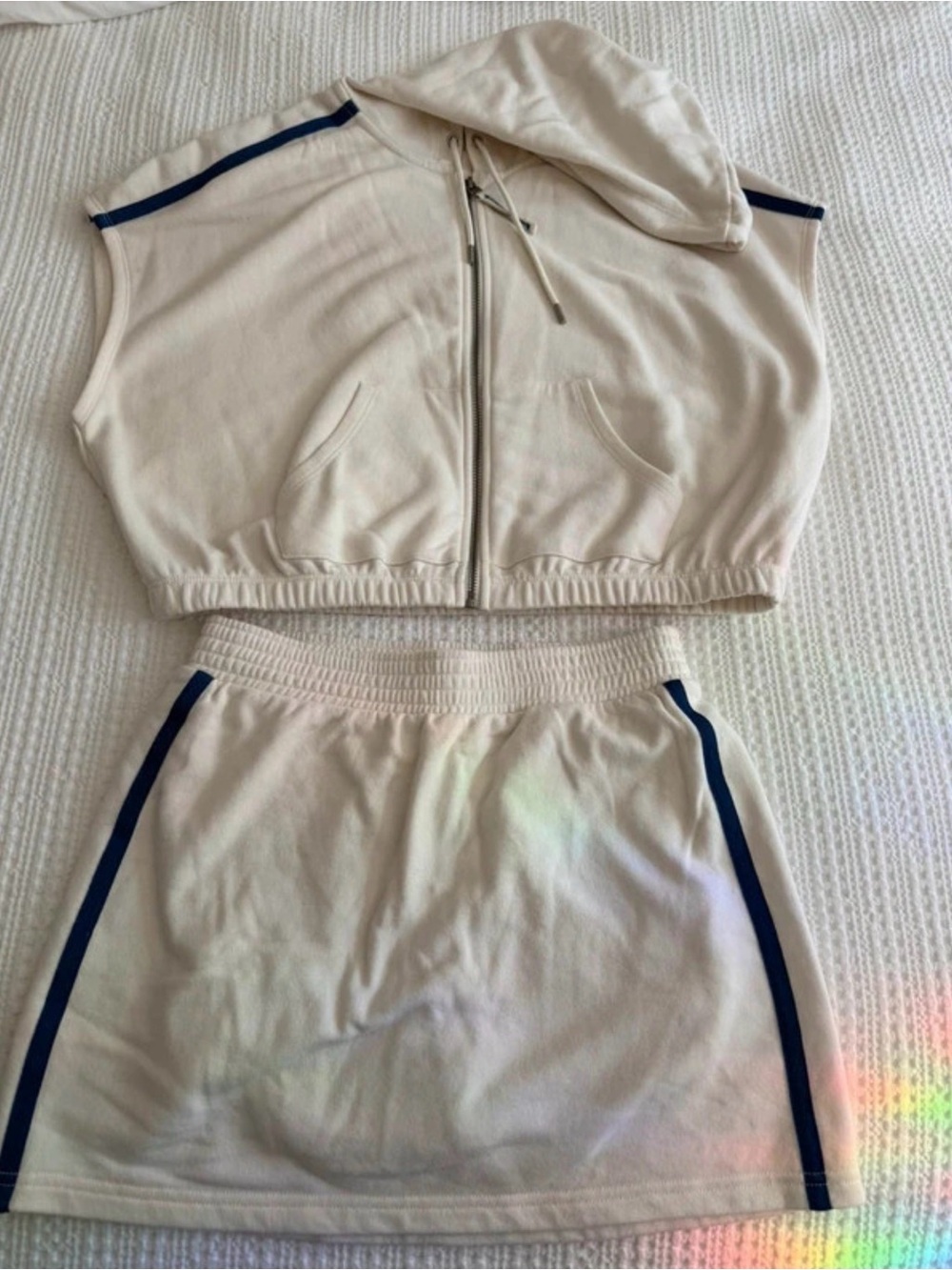 Z Supply Skirt with built in Shorts and zip up